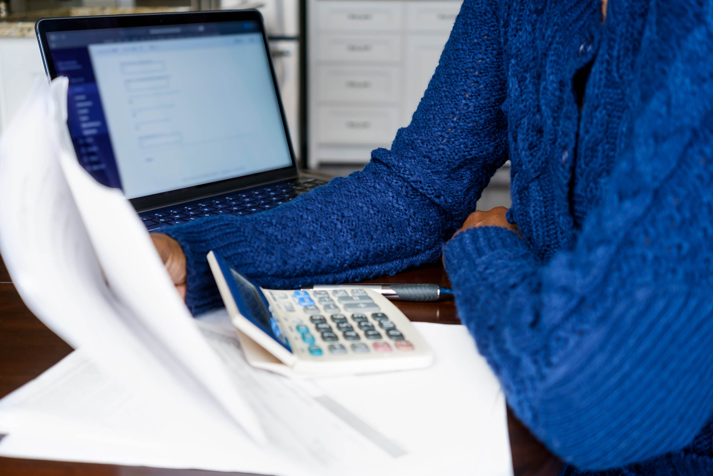 Tax planning and financial paperwork
