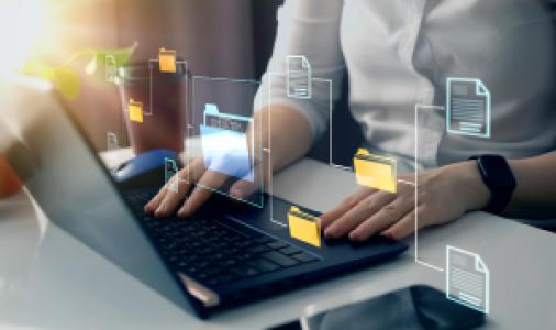 a virtual database of files and documents