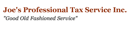 Joe's Professional Tax Service Inc.