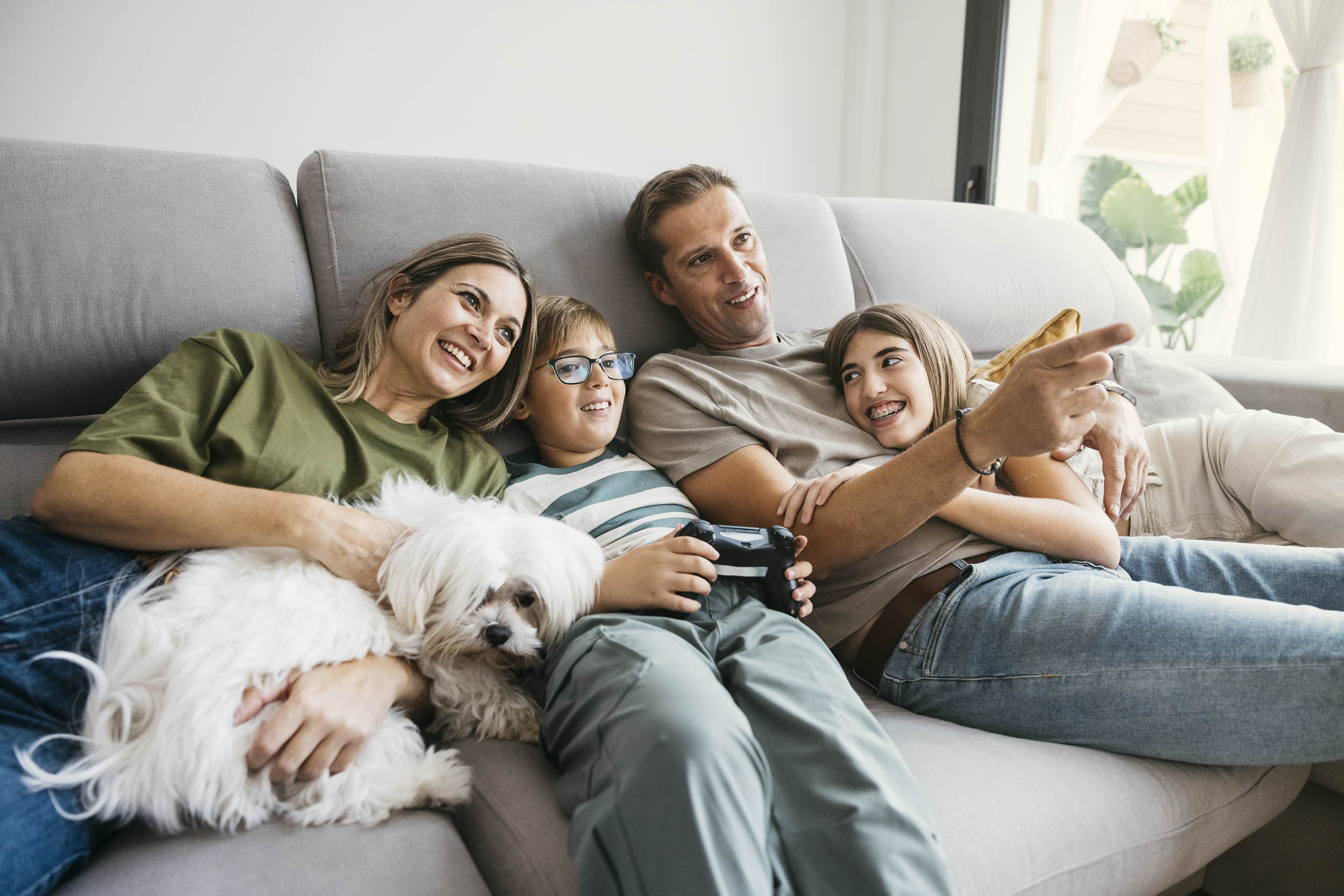 Family discussing estate planning