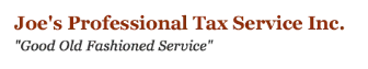 Joe's Professional Tax Service Inc.