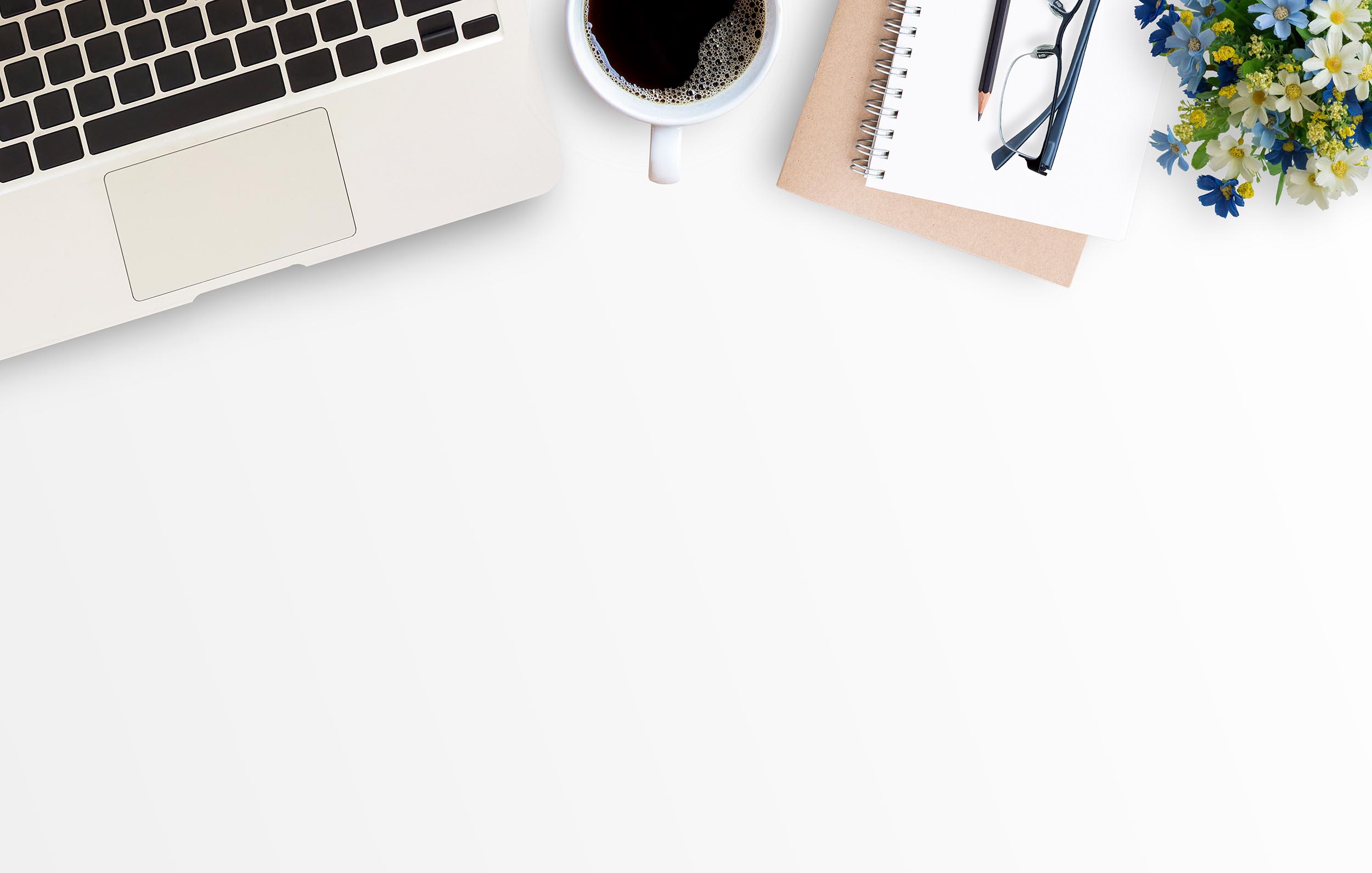 Professional desktop setup for accounting