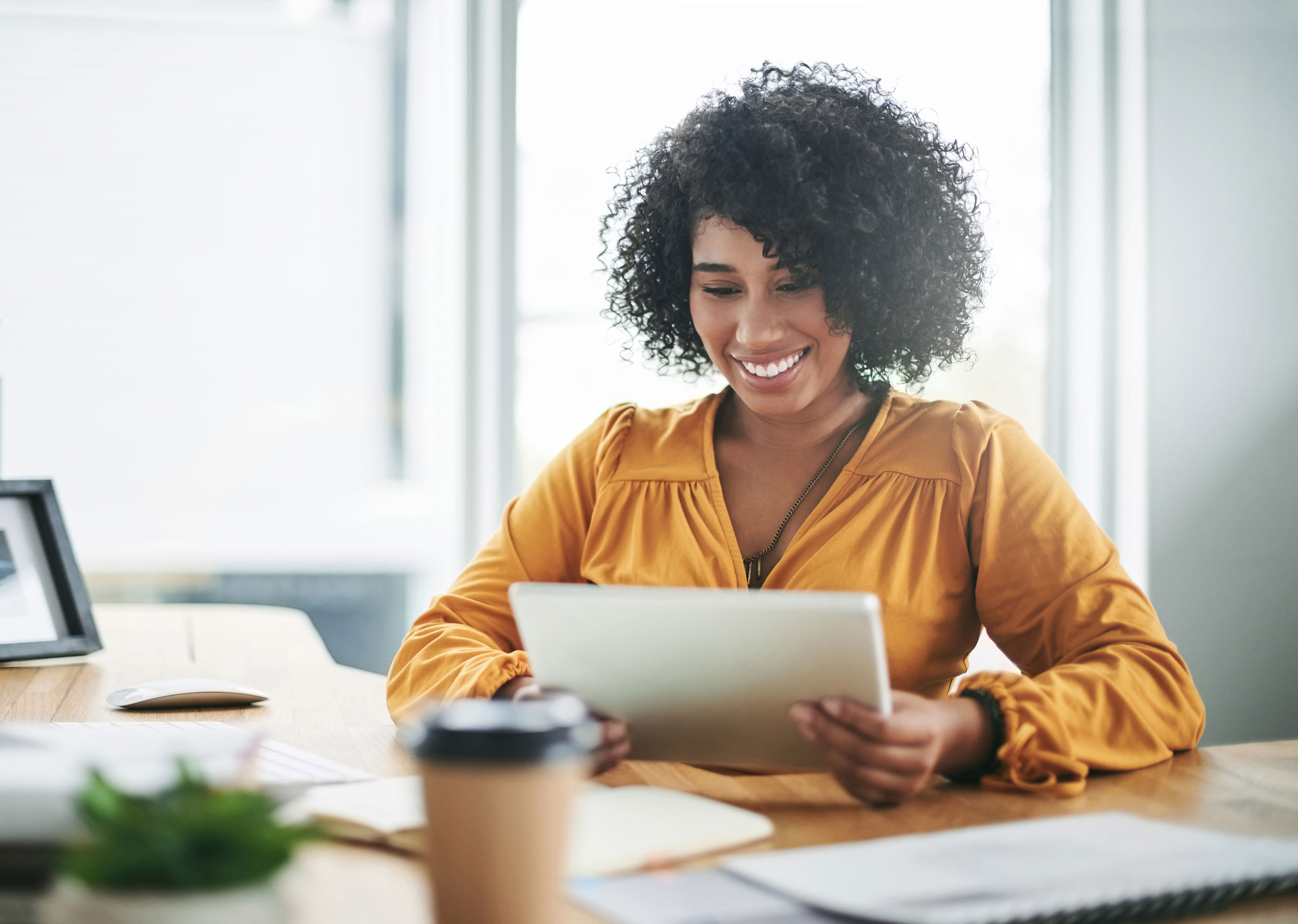 An advisor and client in conversation