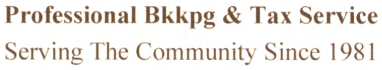 PROFESSIONAL BKKPG & TAX SERVICE LLC