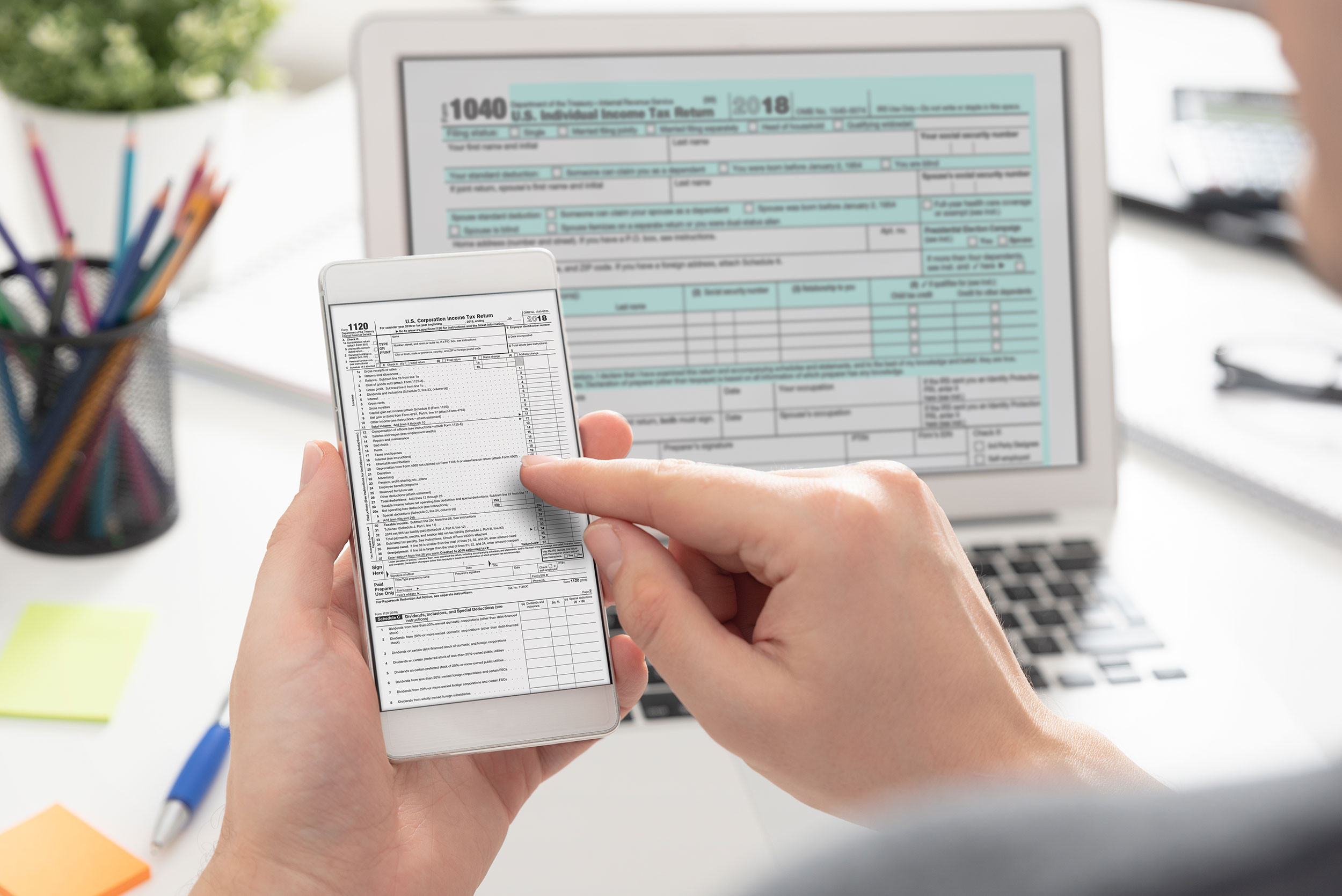 online accounting about tax return forms