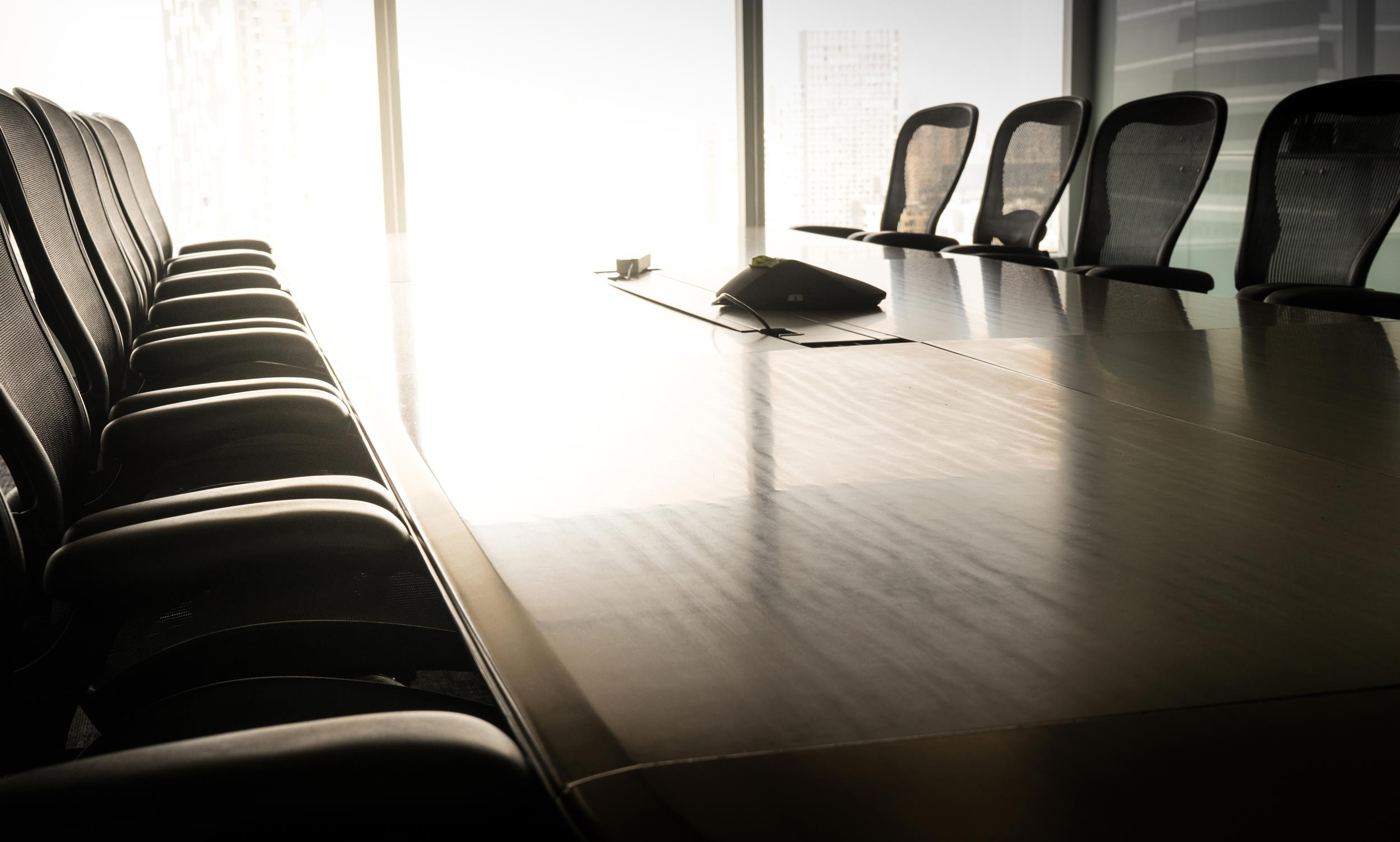 empty conference room in the office