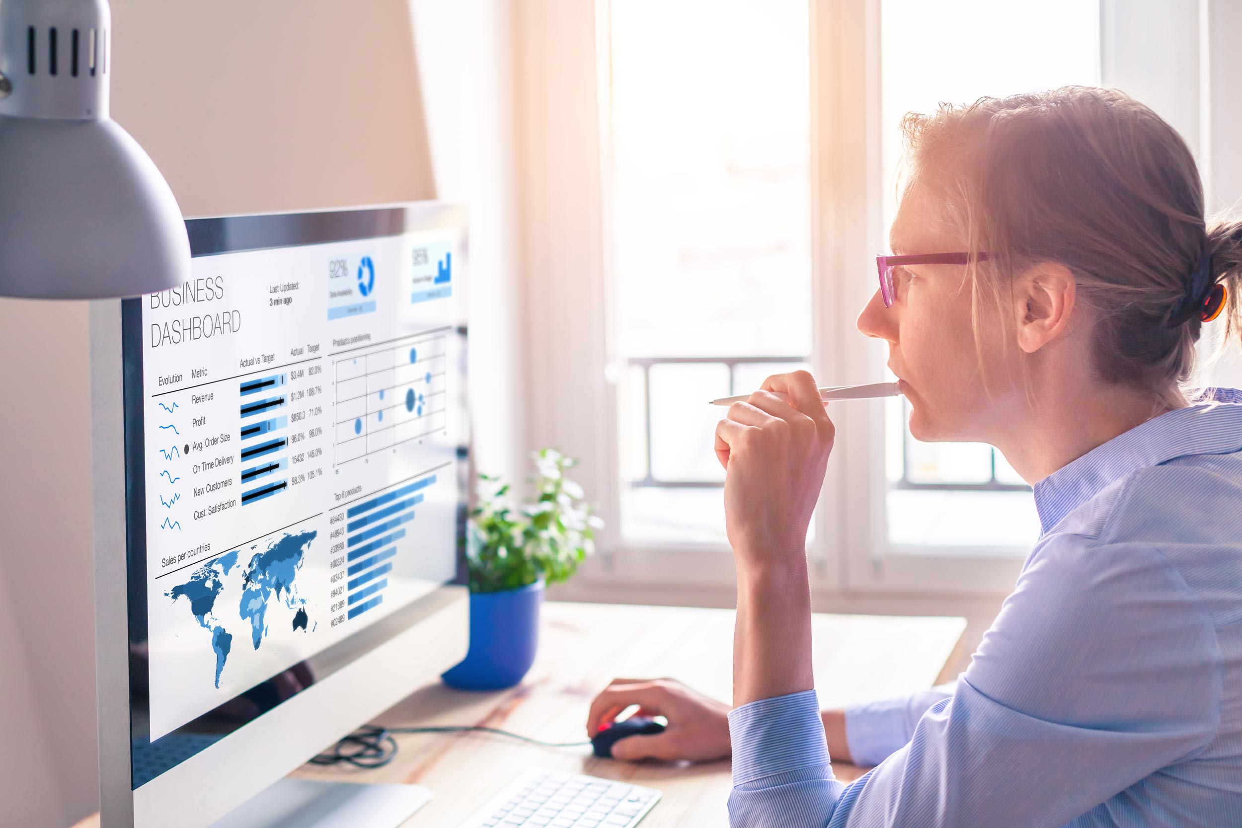 Reviewing real estate investment data