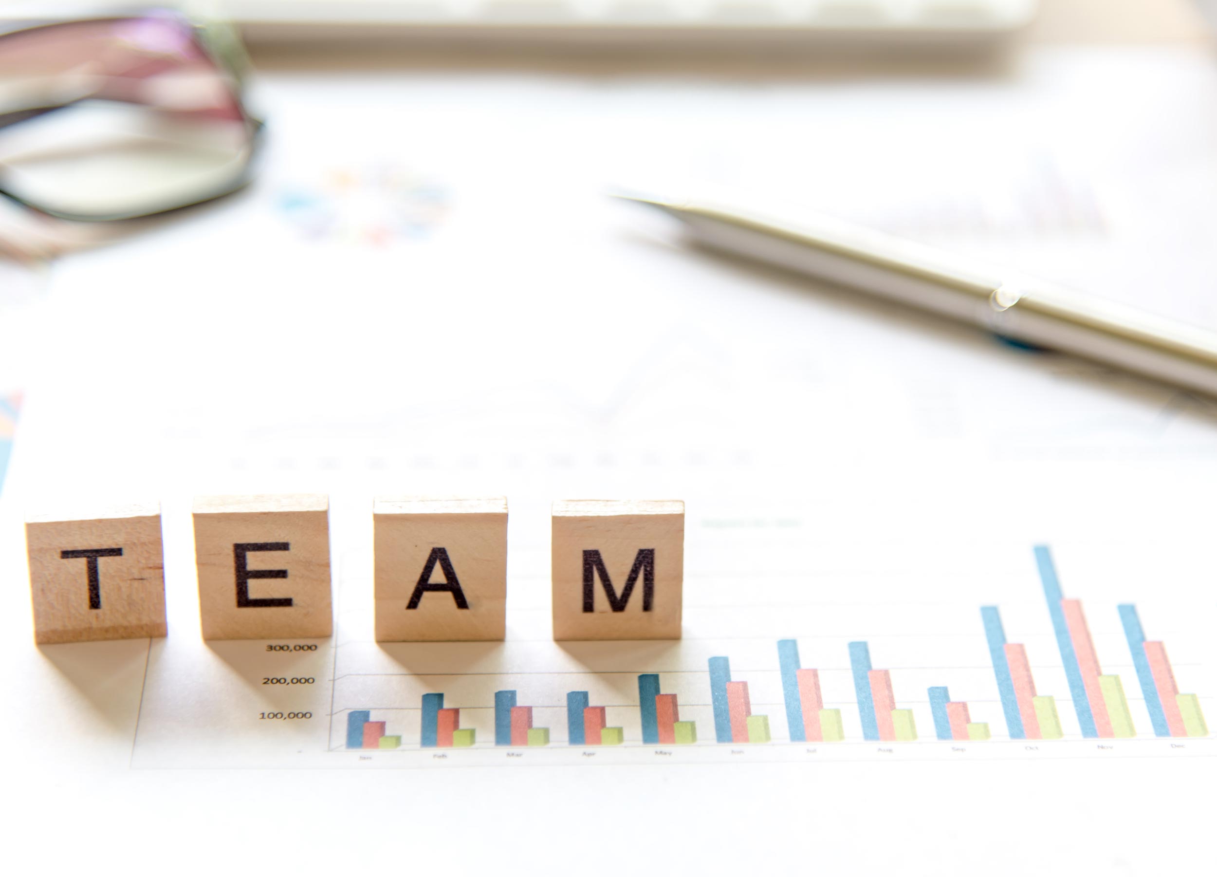 Accounting team working on S-Corp returns