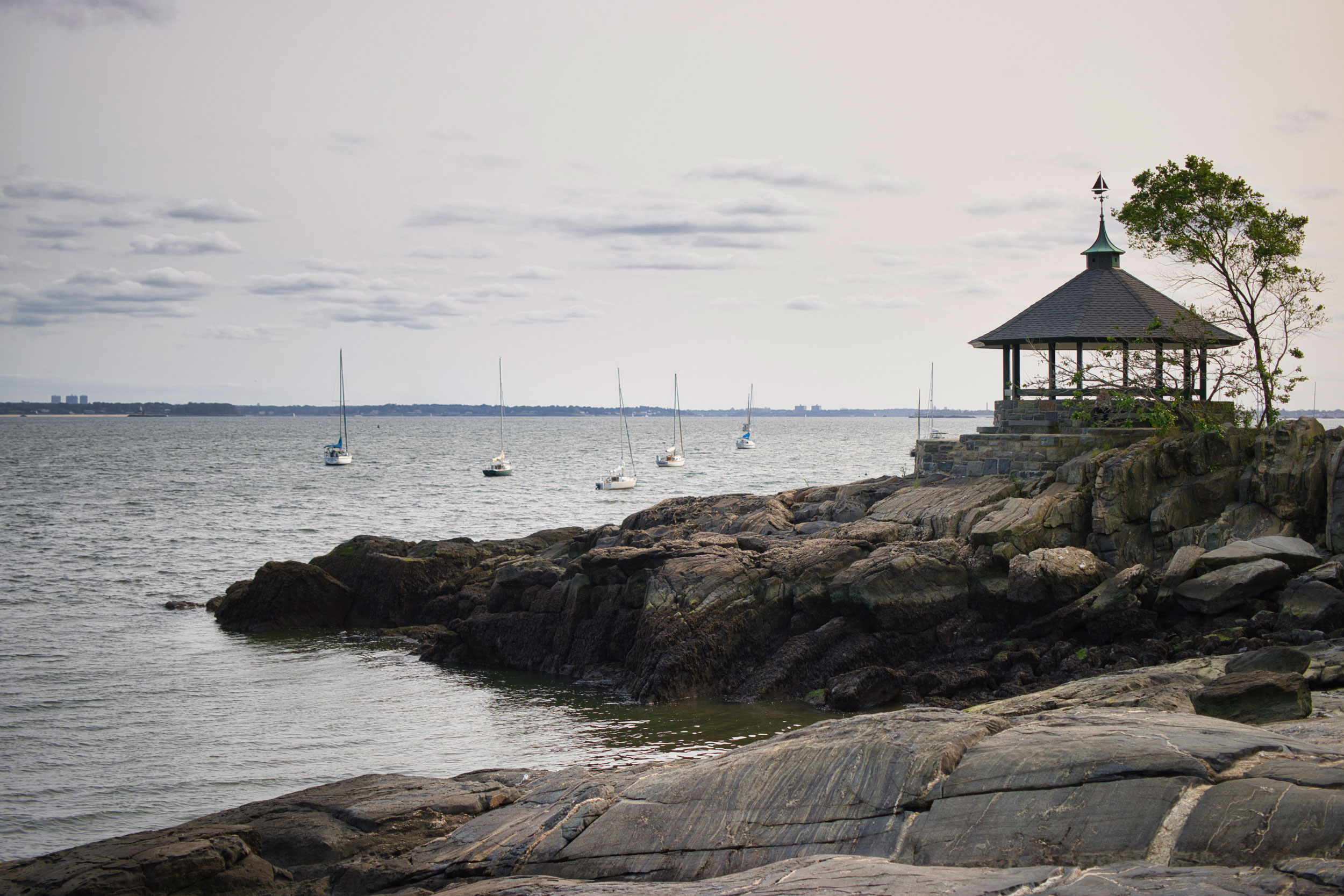 Waterfront view near New York City property