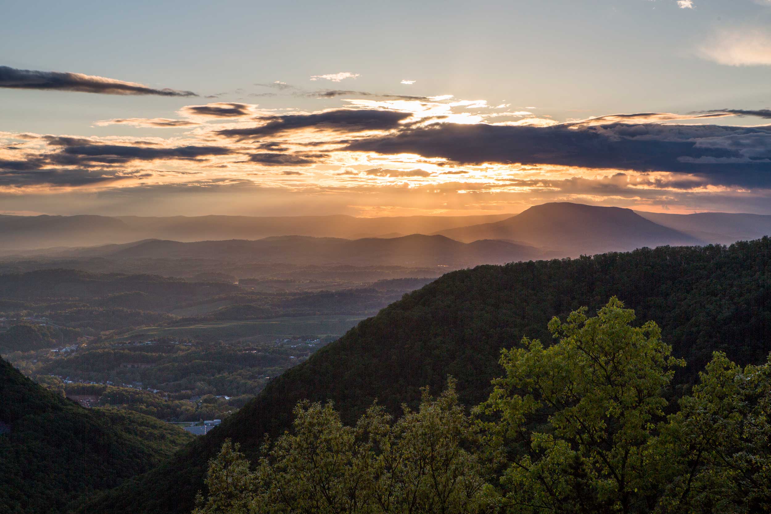 Scenic outdoor landscape representing financial peace of mind