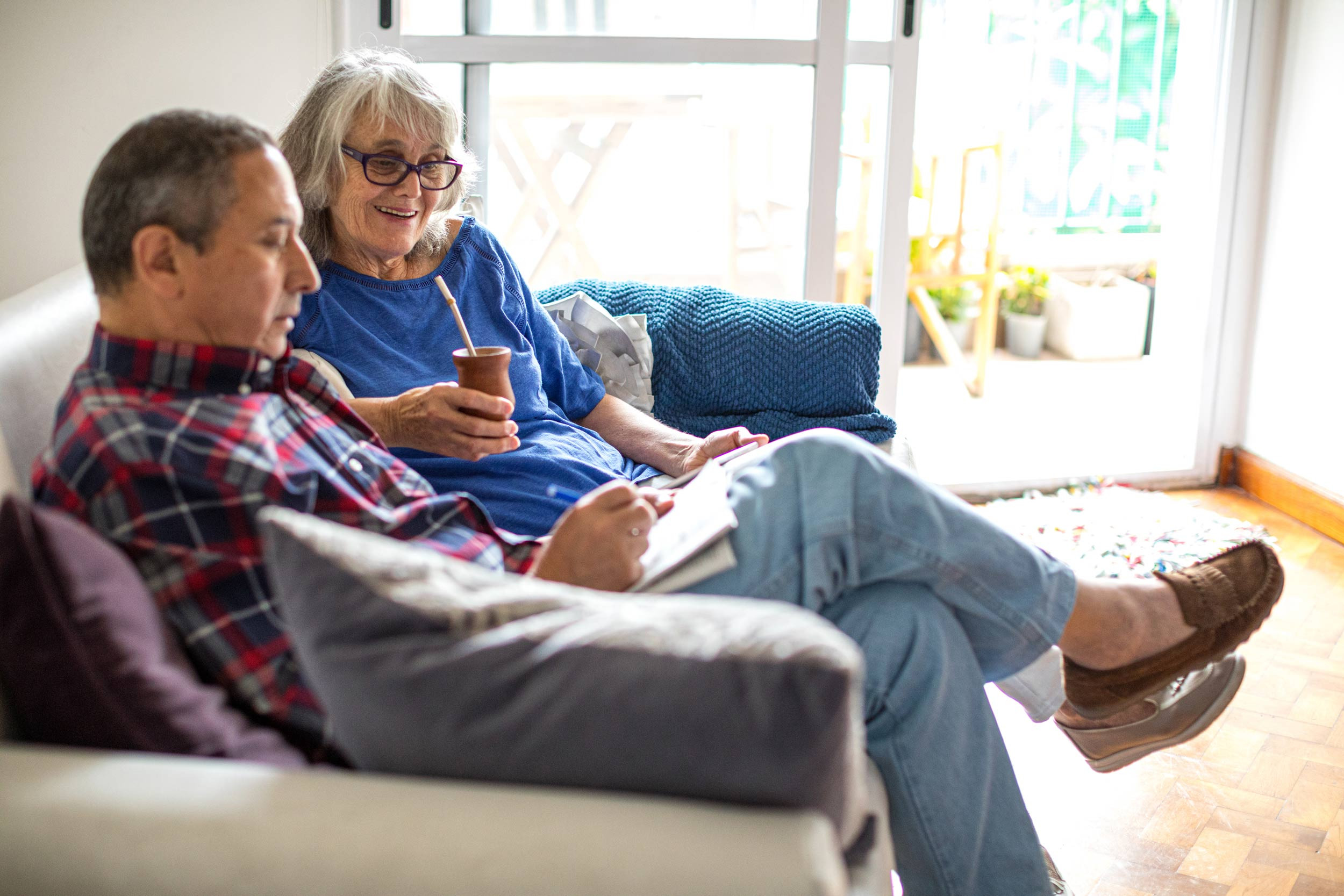 retired people discussing about retirement plans