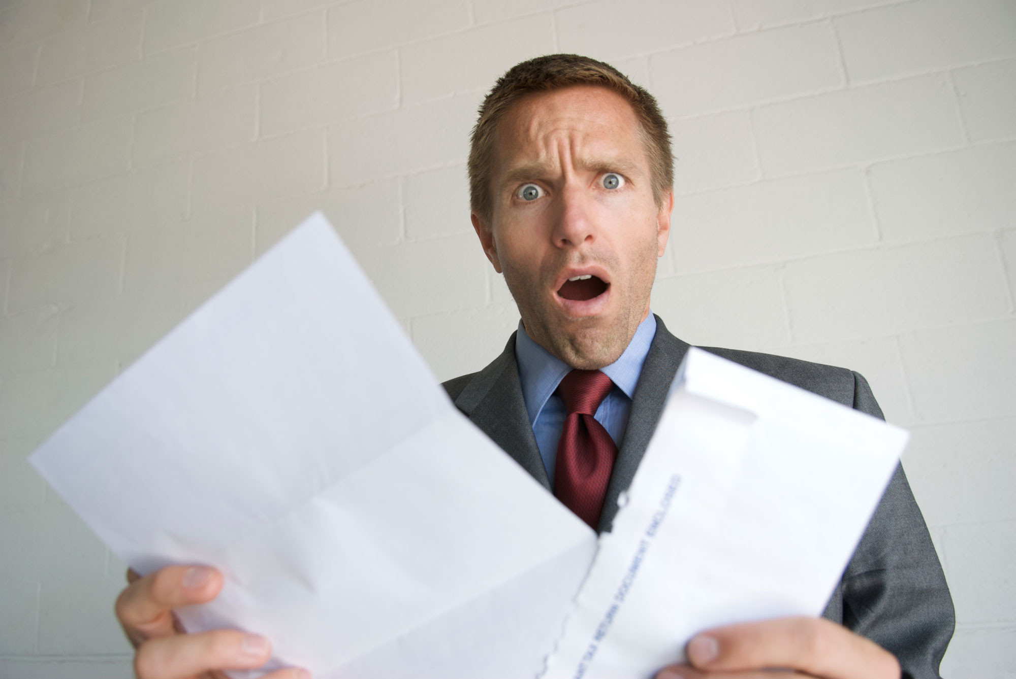 a person getting worried about the problems