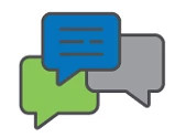 Text bubbles overlapping