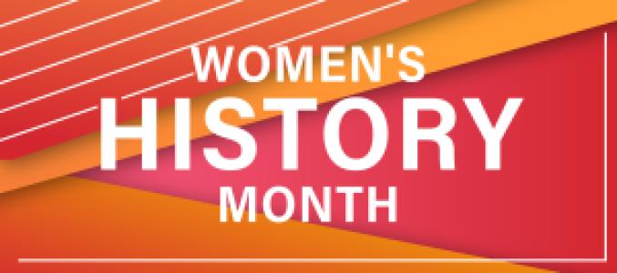 Women's History Month banner