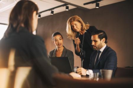 an office of a law attorney team