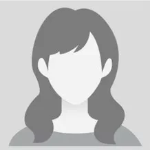 Placeholder of a female team member's headshot