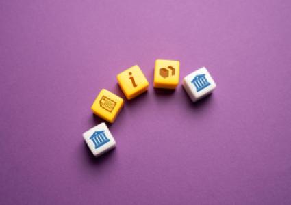 tiles showing a bank money transfer
