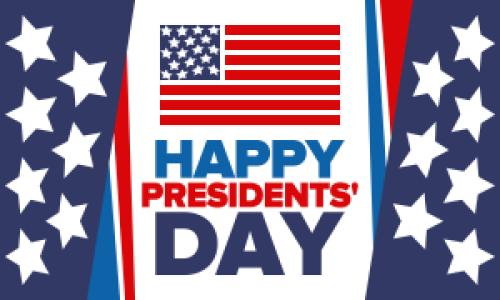 Happy Presidents Day banner